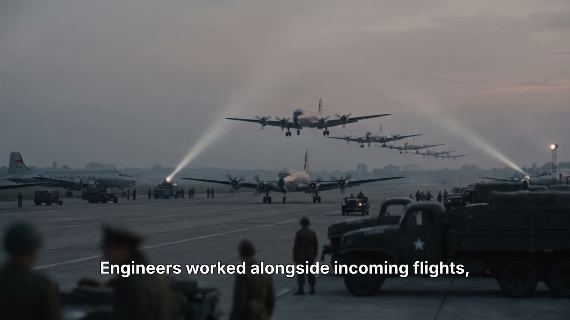 Still from Corridors in the Sky: Berlin 1948